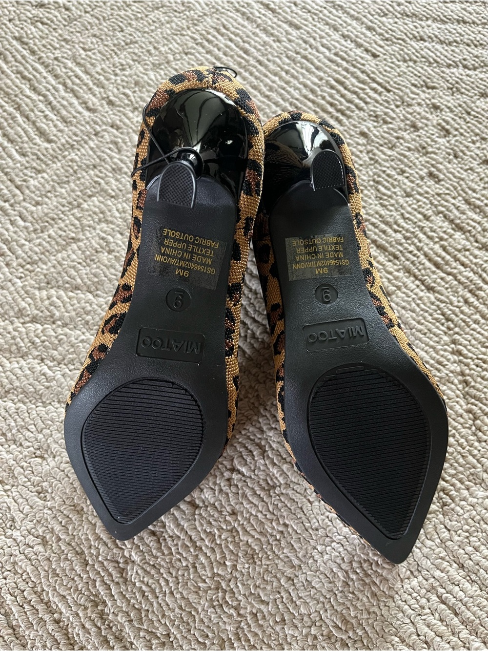 Leopard Print Pointed Toe Flats - Brown Leopard